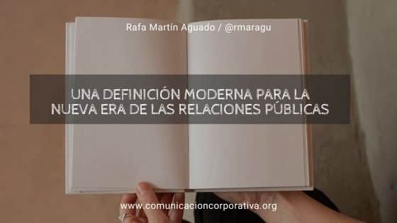 Definición de Relaciones Públicas (Public Relations)