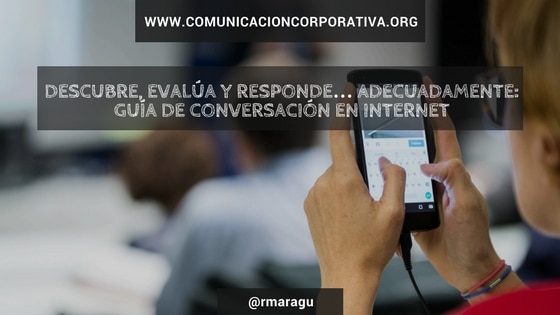 Descubre, evalúa y responde… adecuadamente guía de conversación en internet