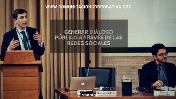 Generar diálogo público a través de las redes sociales