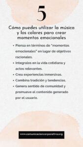 Cómo crear momentos emocionales para conectar con tus públicos